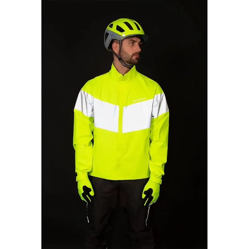 Endura Urban Luminite EN1150 Waterproof Jacket Hi-Viz Yellow-6